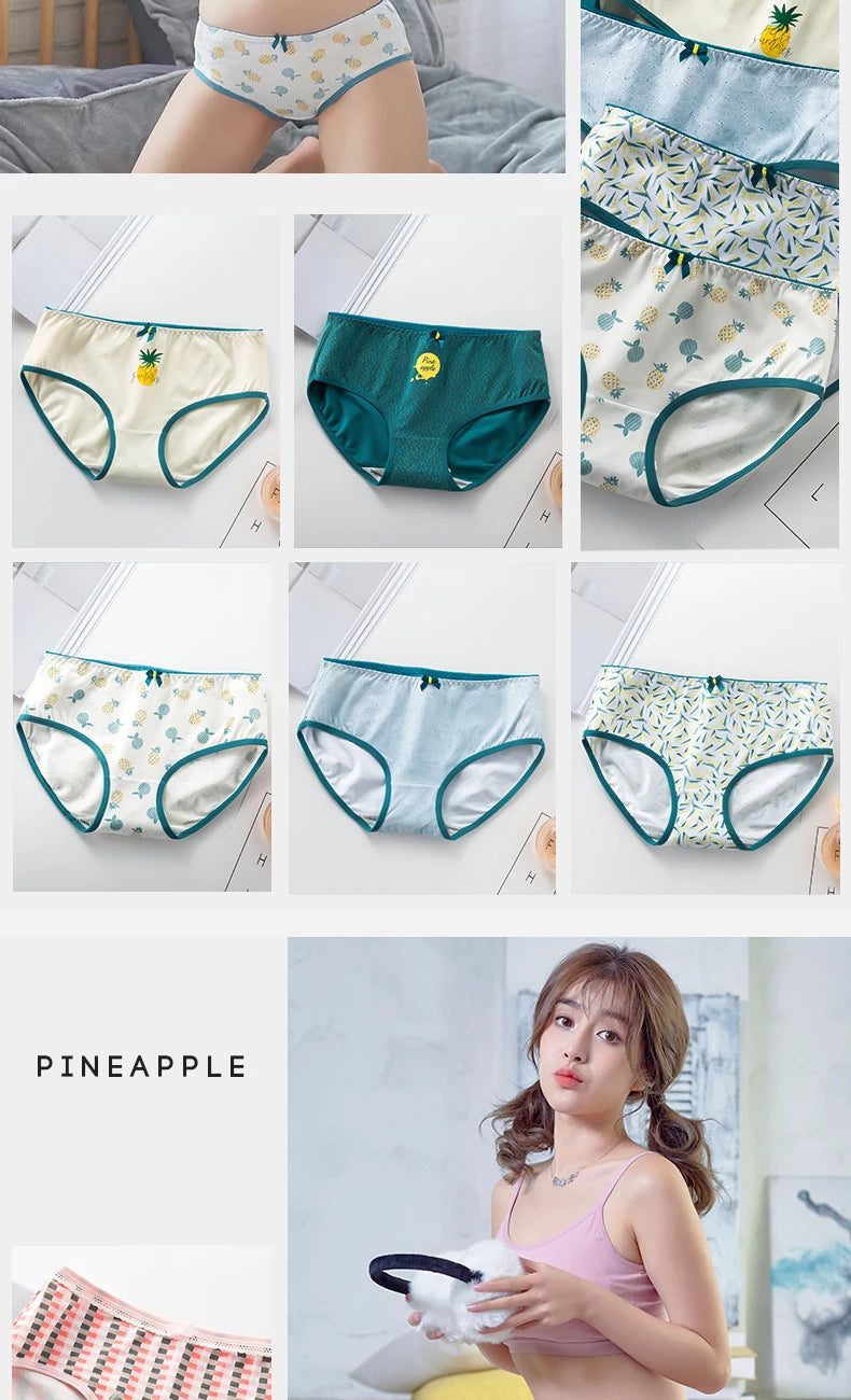 5Pcs COTTON PANTIES