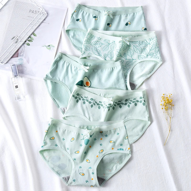 5Pcs COTTON PANTIES