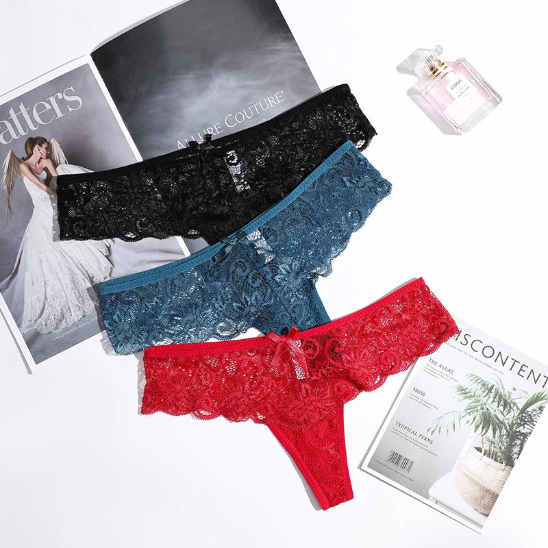 3pcs LA THONGS PANTIES