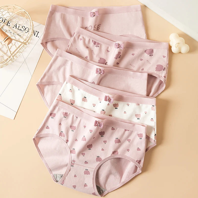 5Pcs COTTON PANTIES