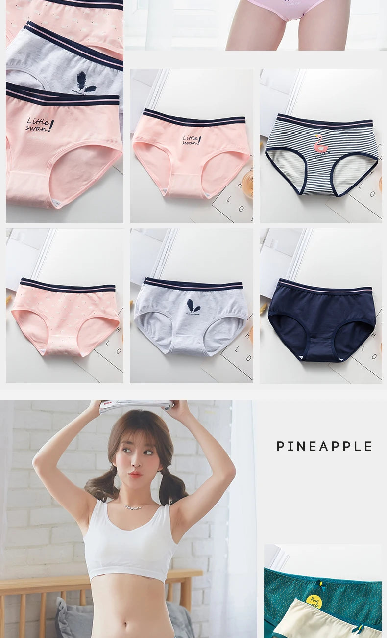 5Pcs COTTON PANTIES