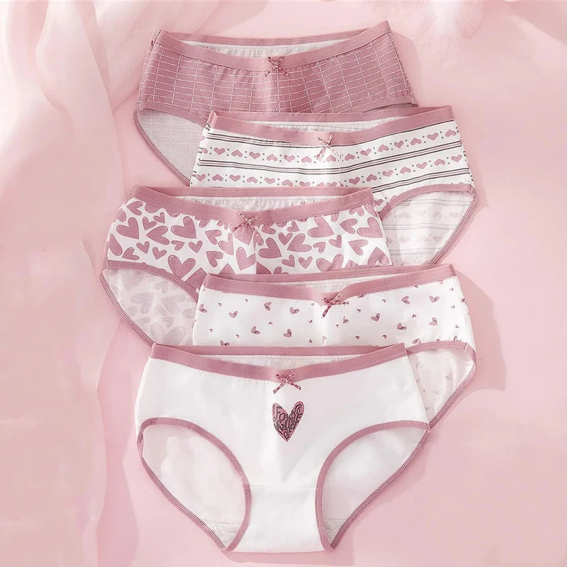 5Pcs COTTON PANTIES