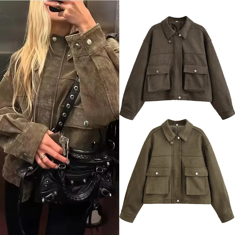 SUEDE BOMBER