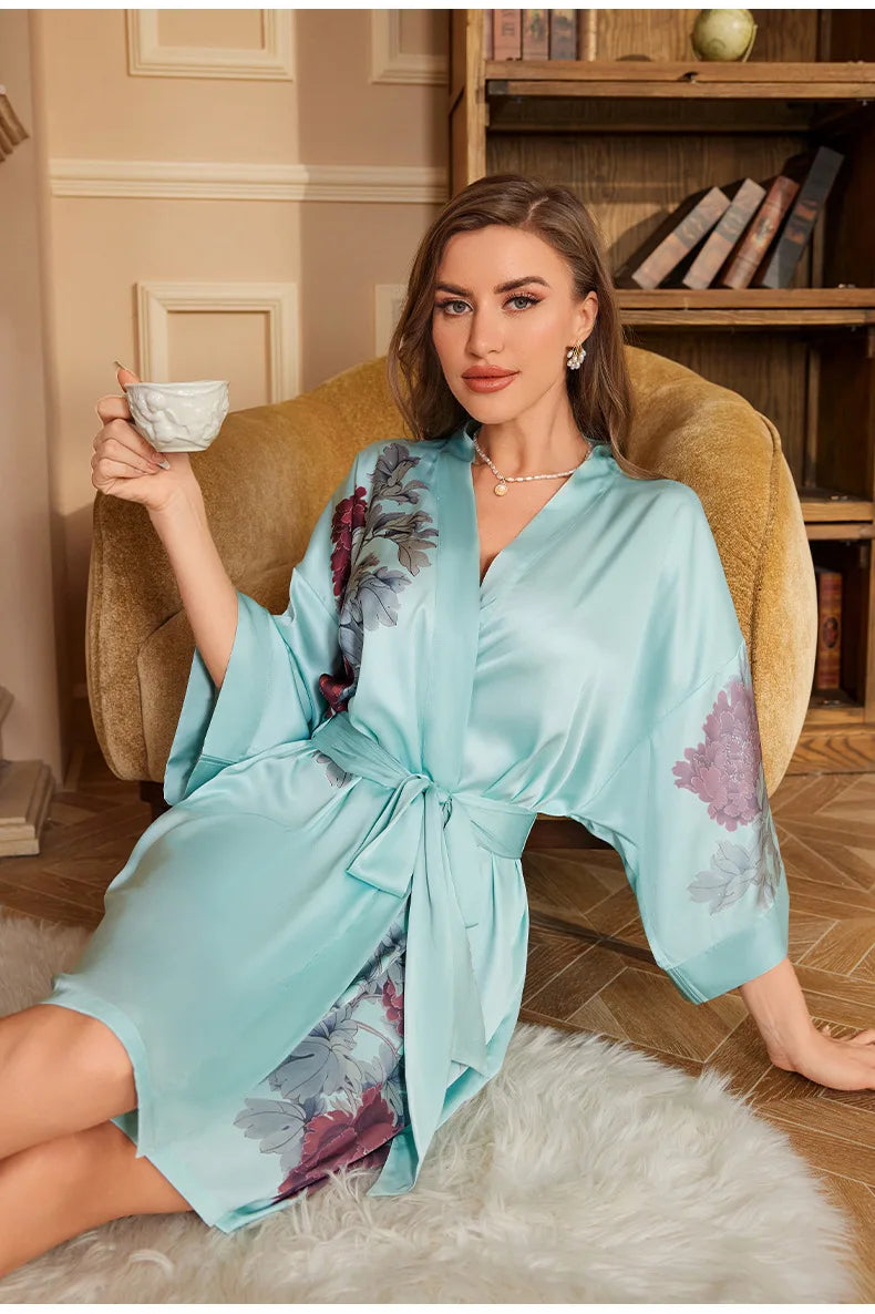 NAVY ROBE PYJAMA