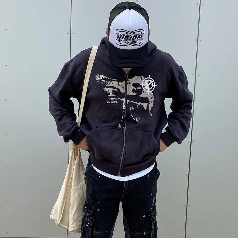 RHINESTONE HOODIE