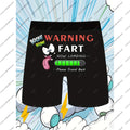 MEN FUNNY  PLAYFUL FART BOXER