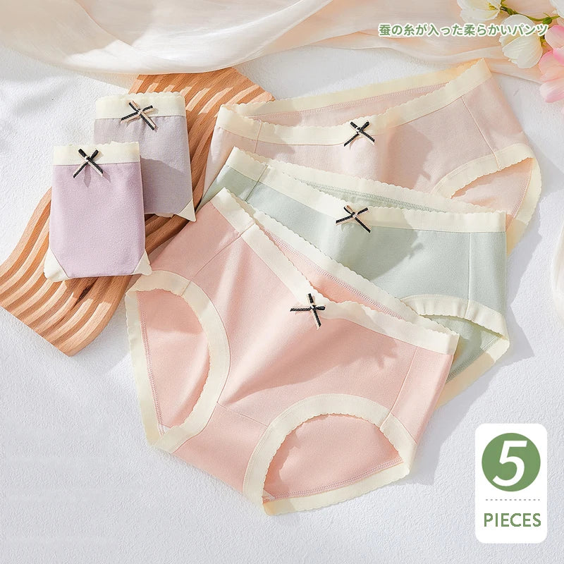 5Pcs COTTON PANTIES