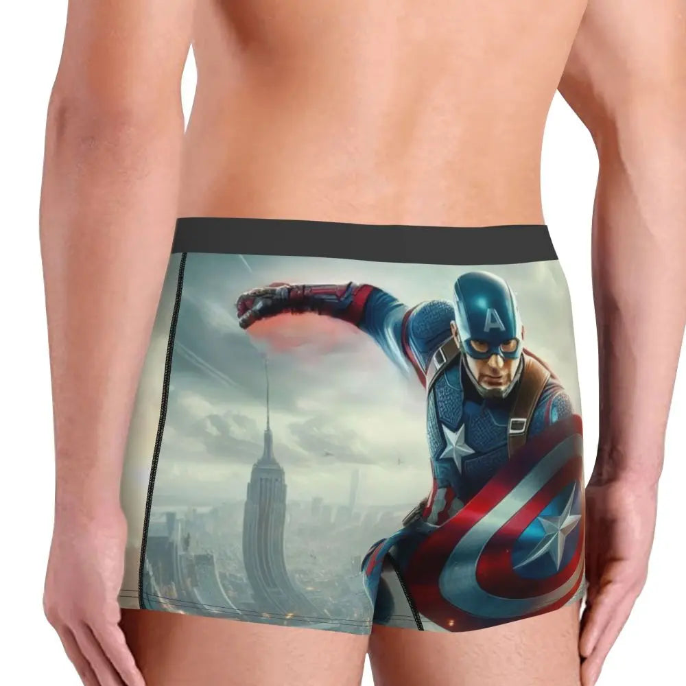 CAPTAIN AMERICA  BOXER  3D PRINT