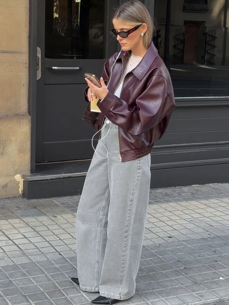 BURGUNDY JACKET