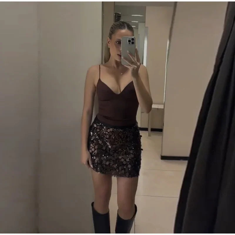 PAILLETTE SKIRT