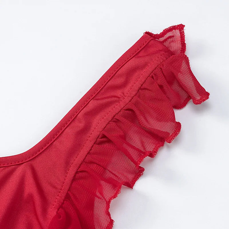 RUFFLE DRESS