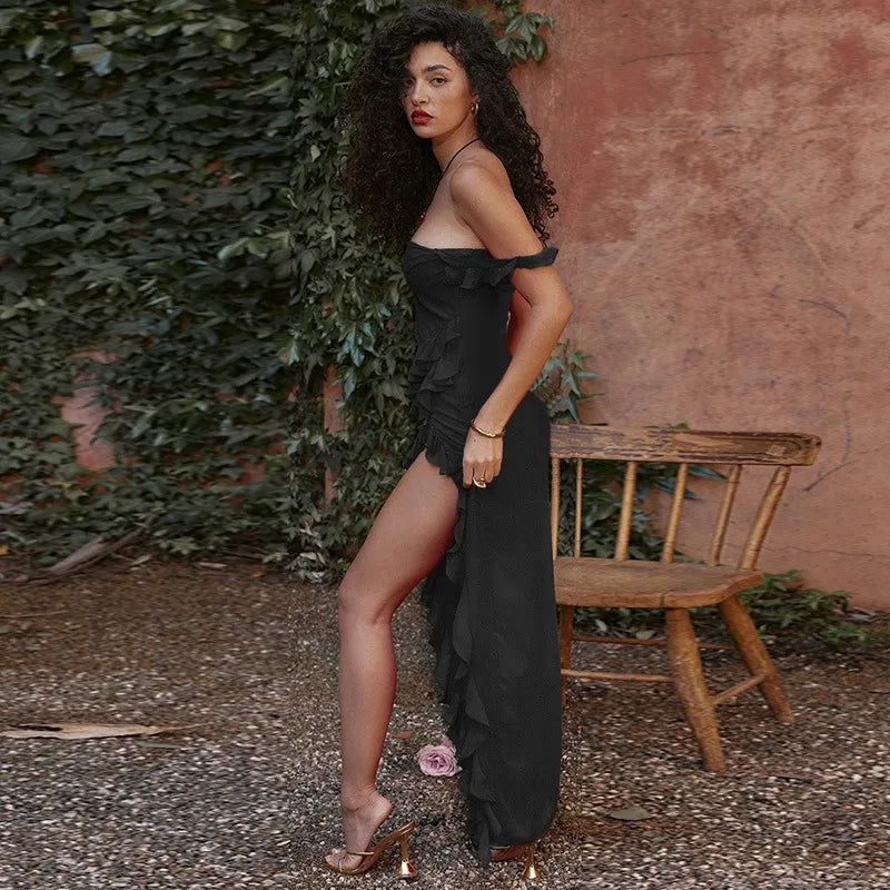 RUFFLE DRESS