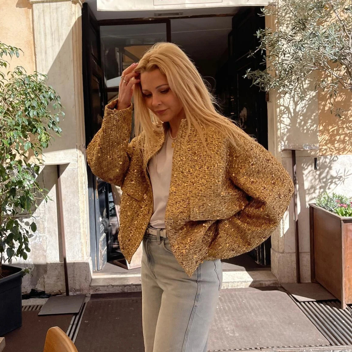 GLITTER COAT