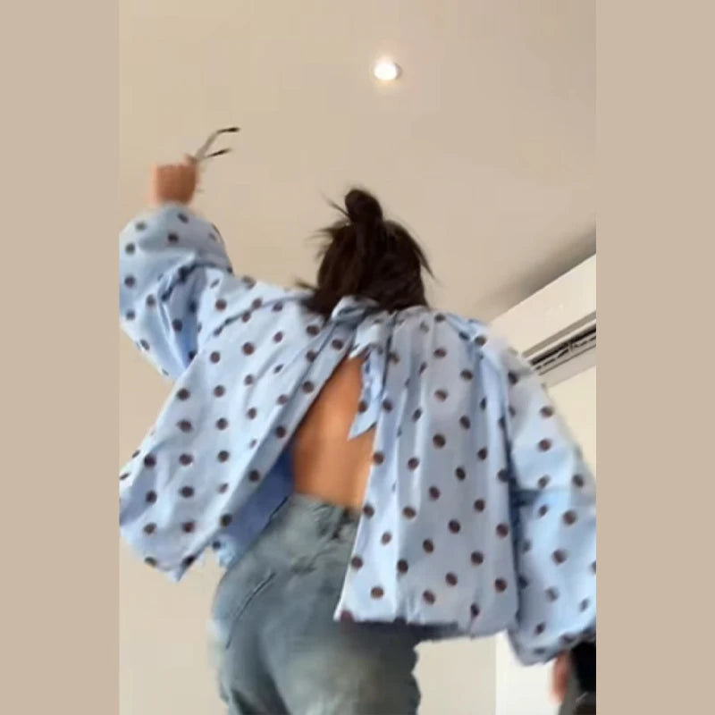 POLKA BLOUSE