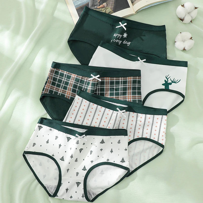 5Pcs COTTON PANTIES