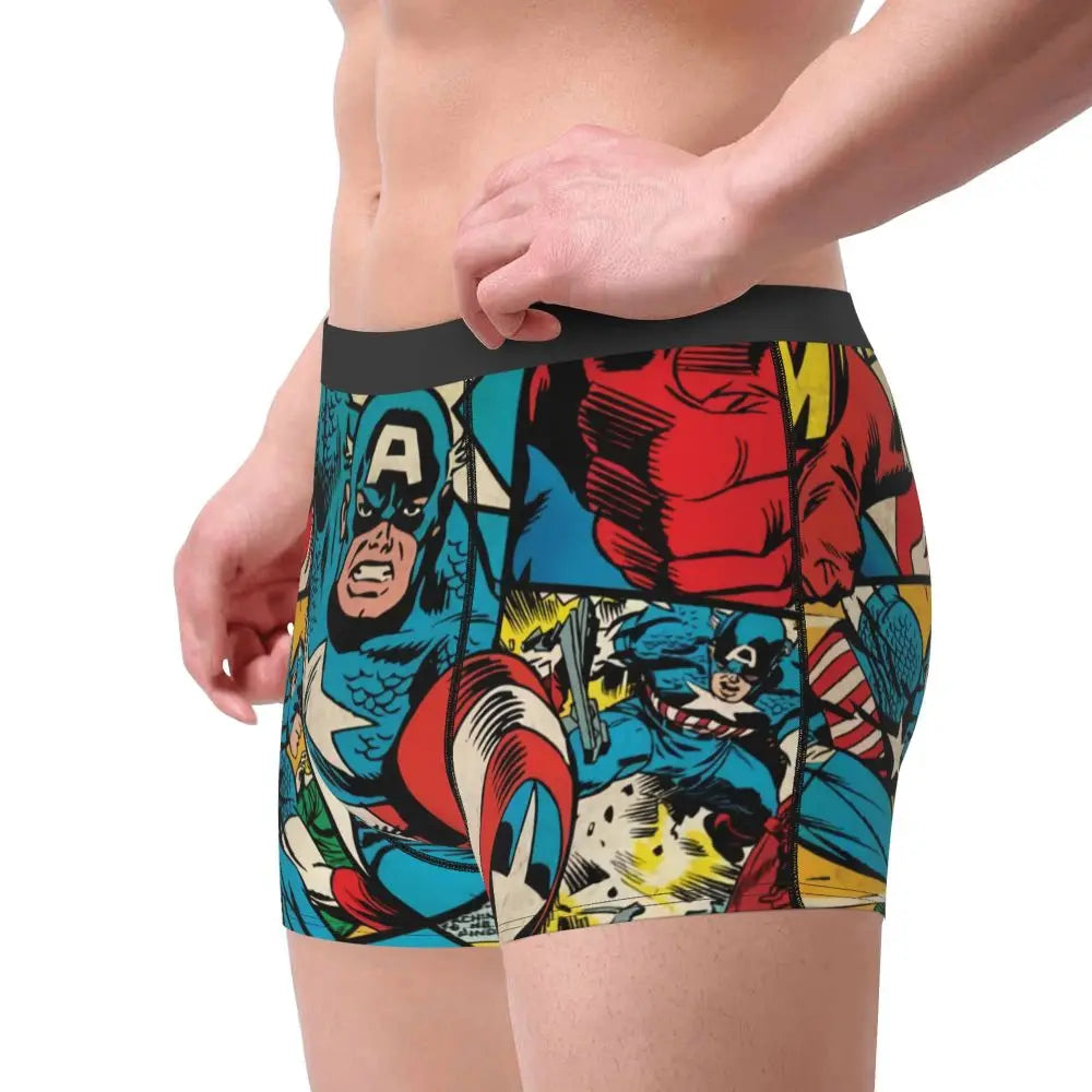 CAPTAIN AMERICA  BOXER  3D PRINT