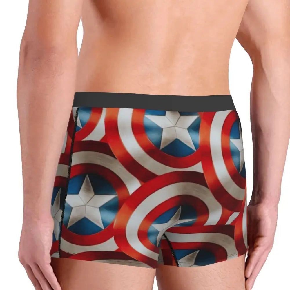 CAPTAIN AMERICA  BOXER  3D PRINT