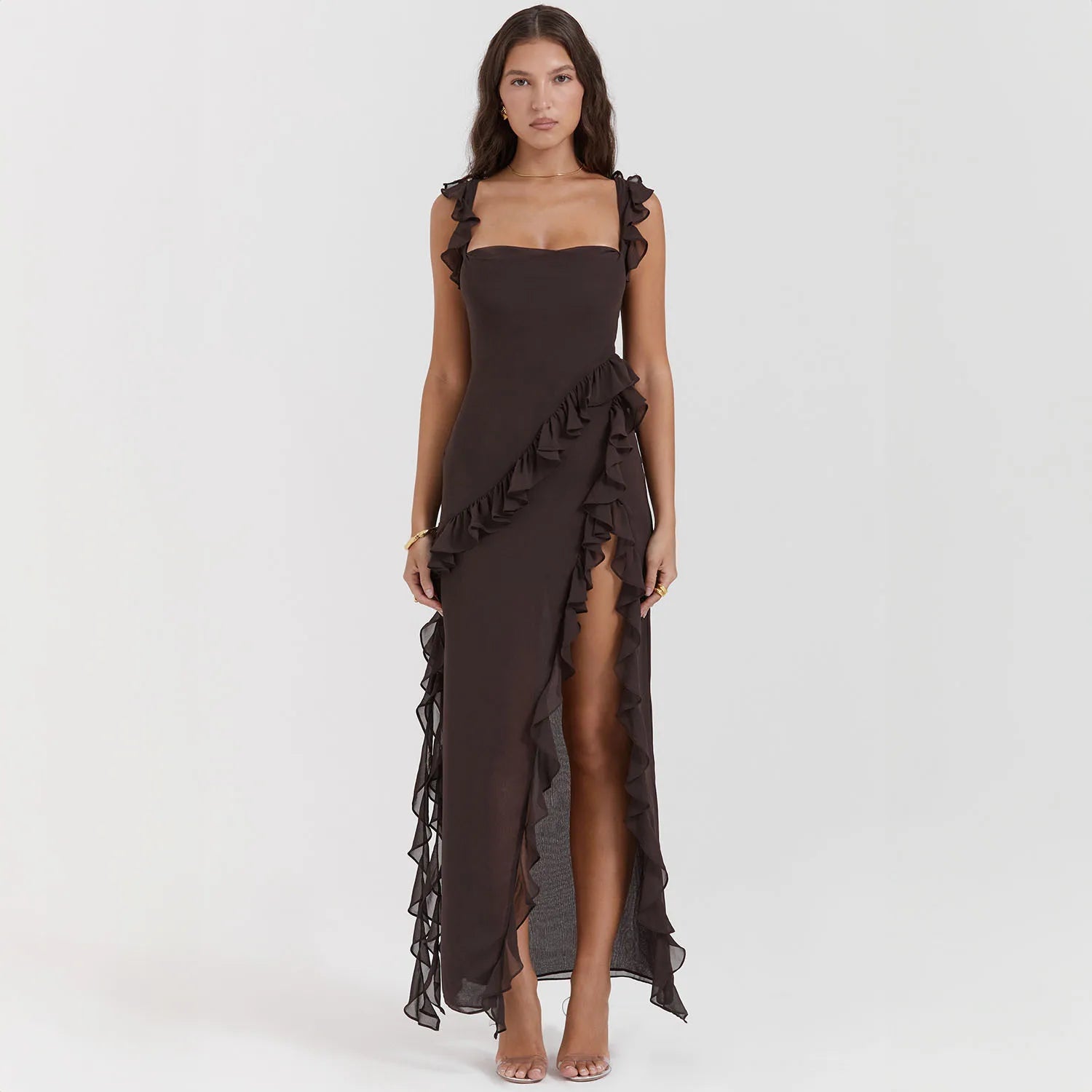 RUFFLE DRESS