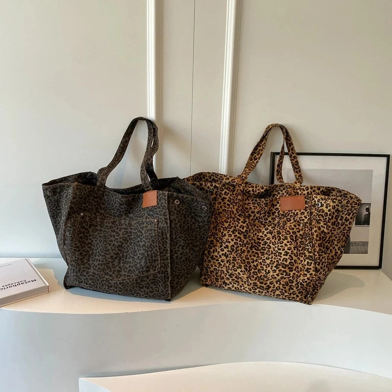 LEOPARD TOTE BAG