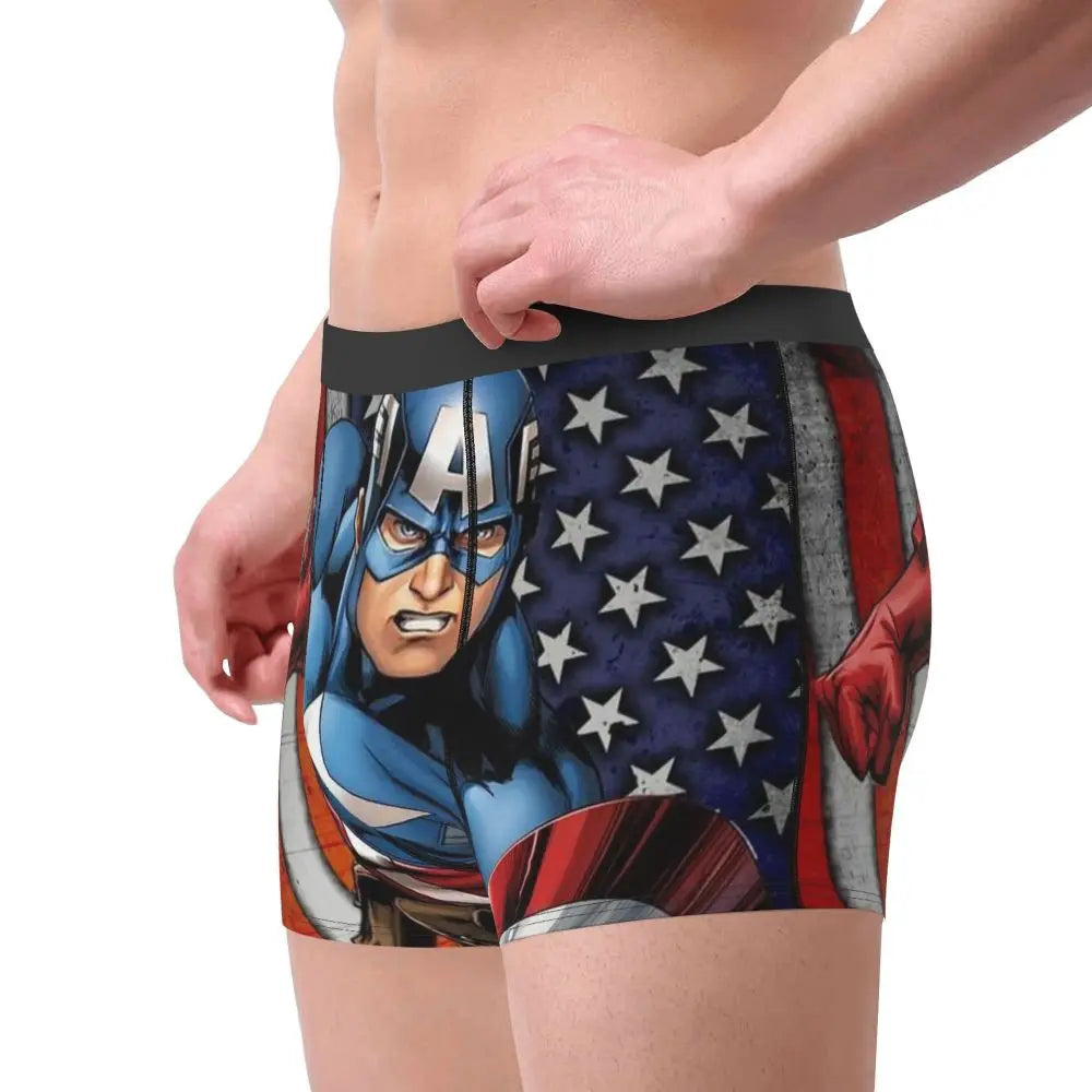 CAPTAIN AMERICA  BOXER  3D PRINT