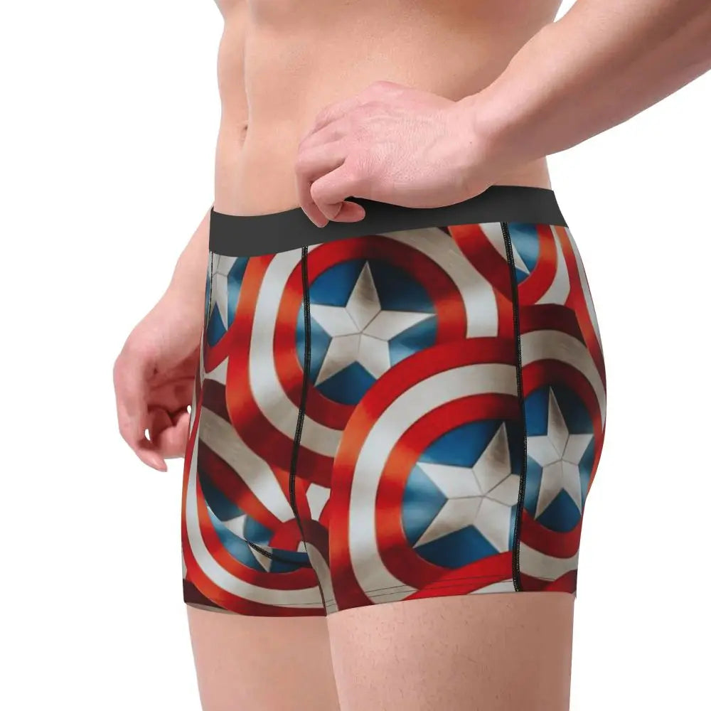 CAPTAIN AMERICA  BOXER  3D PRINT