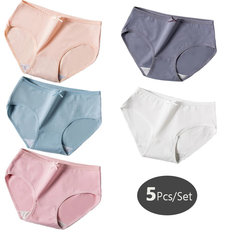 5Pcs COTTON PANTIES