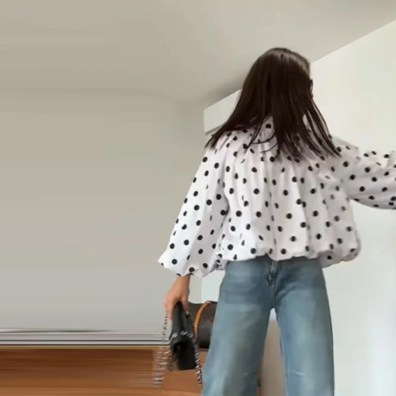 POLKA BLOUSE