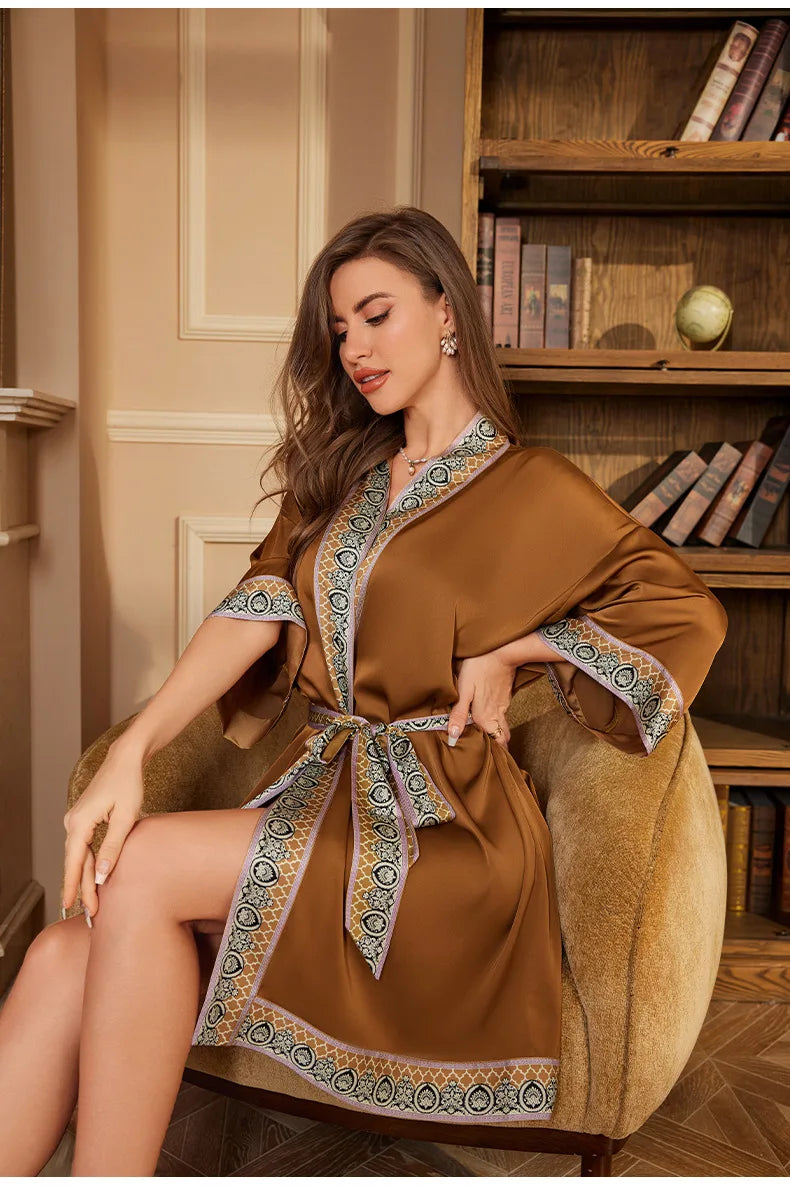 NAVY ROBE PYJAMA
