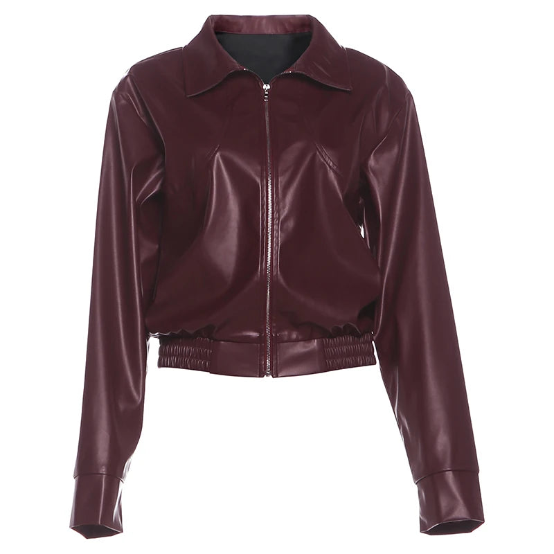 BURGUNDY JACKET