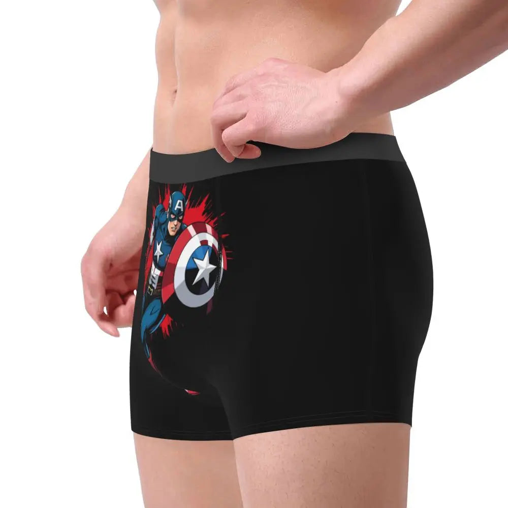 CAPTAIN AMERICA  BOXER  3D PRINT