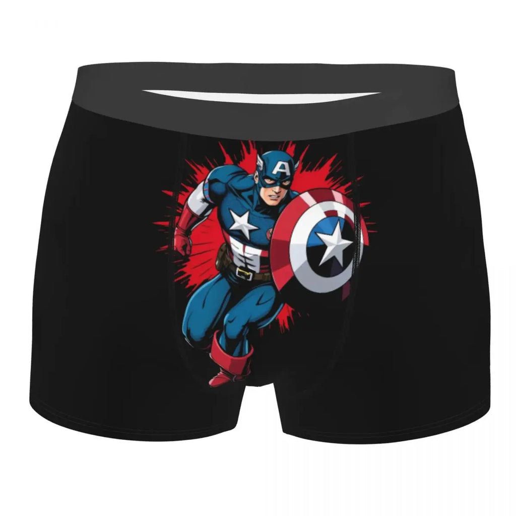 CAPTAIN AMERICA  BOXER  3D PRINT