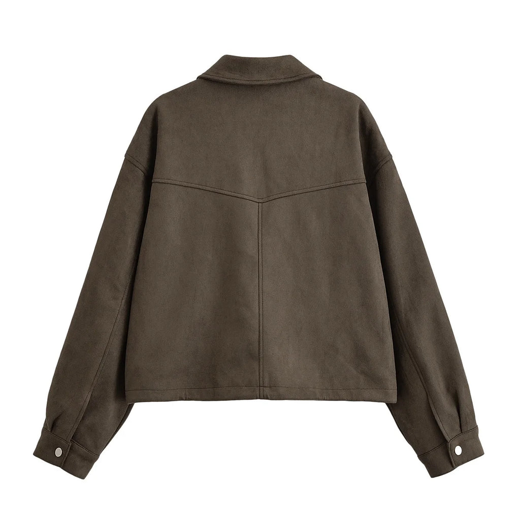SUEDE BOMBER