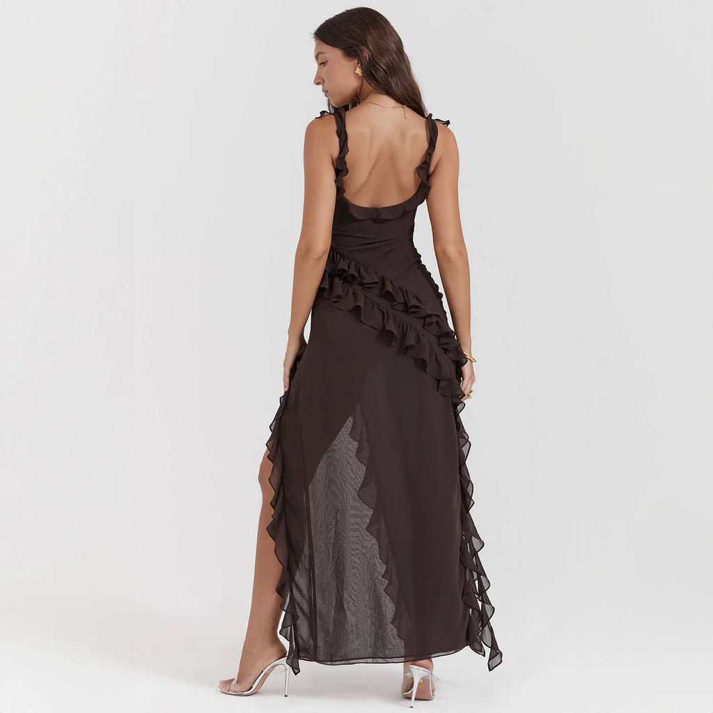 RUFFLE DRESS