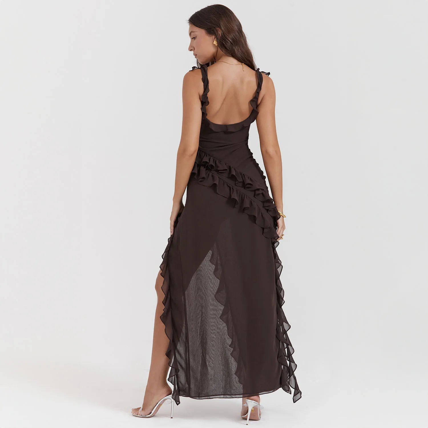 RUFFLE DRESS