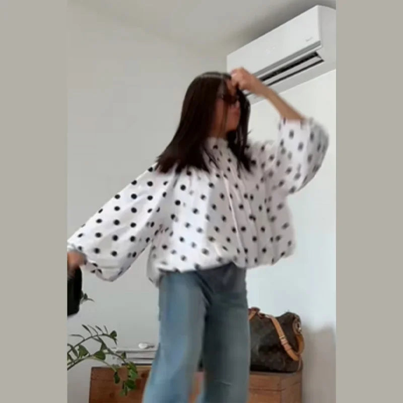 POLKA BLOUSE