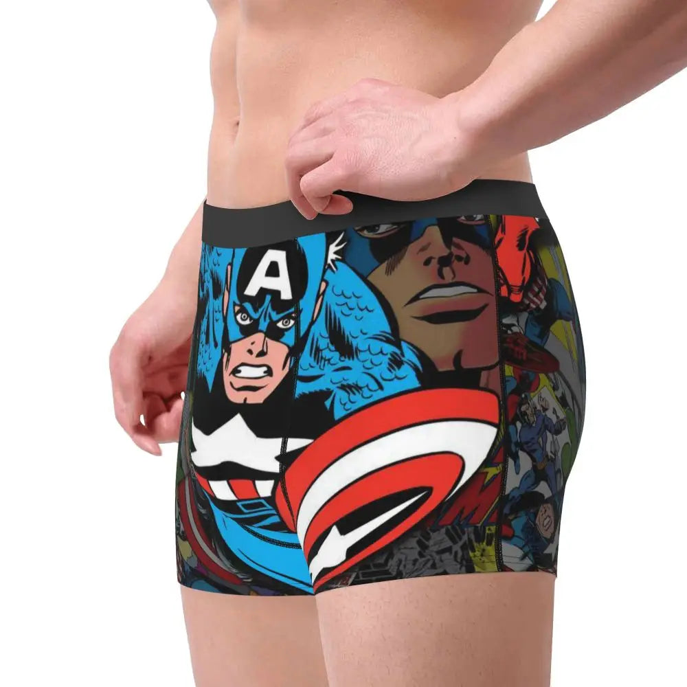 CAPTAIN AMERICA  BOXER  3D PRINT