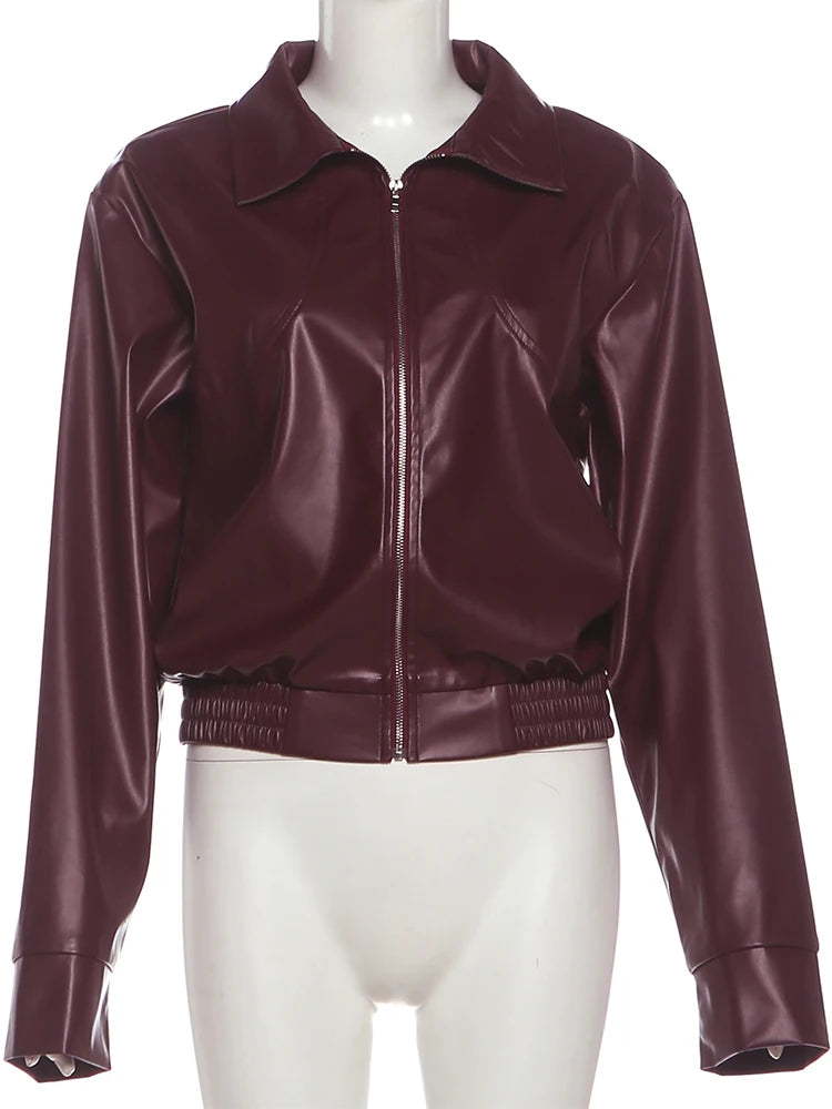 BURGUNDY JACKET