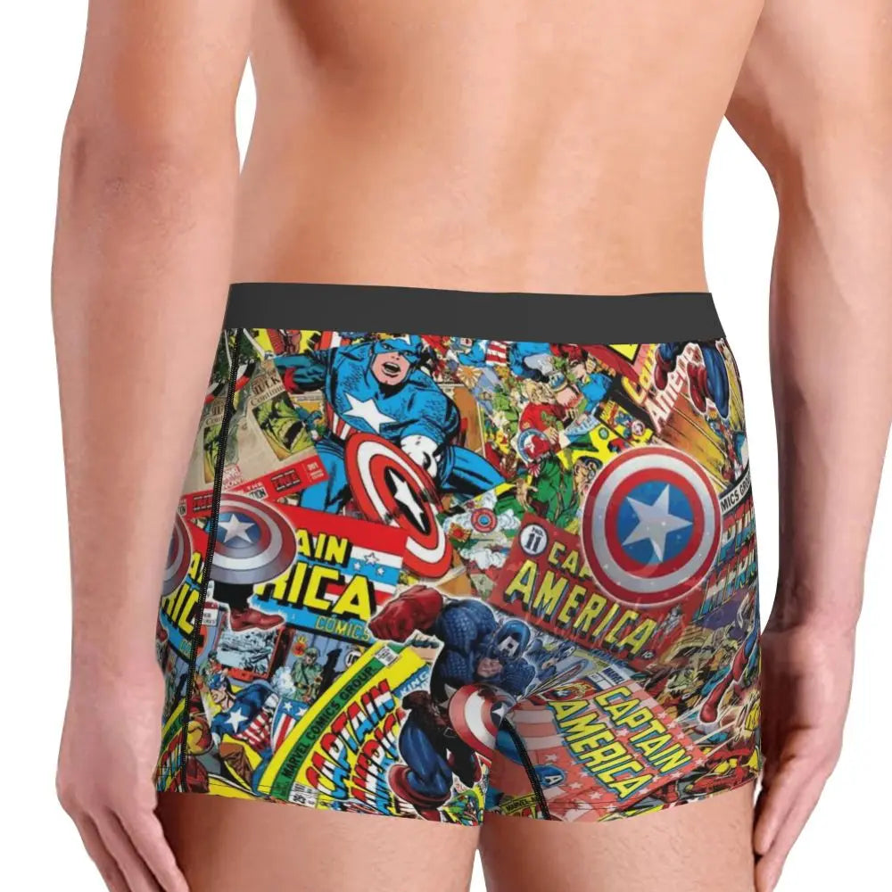 CAPTAIN AMERICA  BOXER  3D PRINT