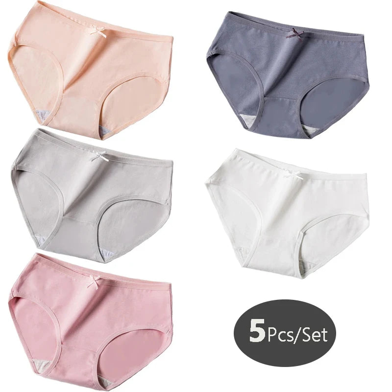 5Pcs COTTON PANTIES