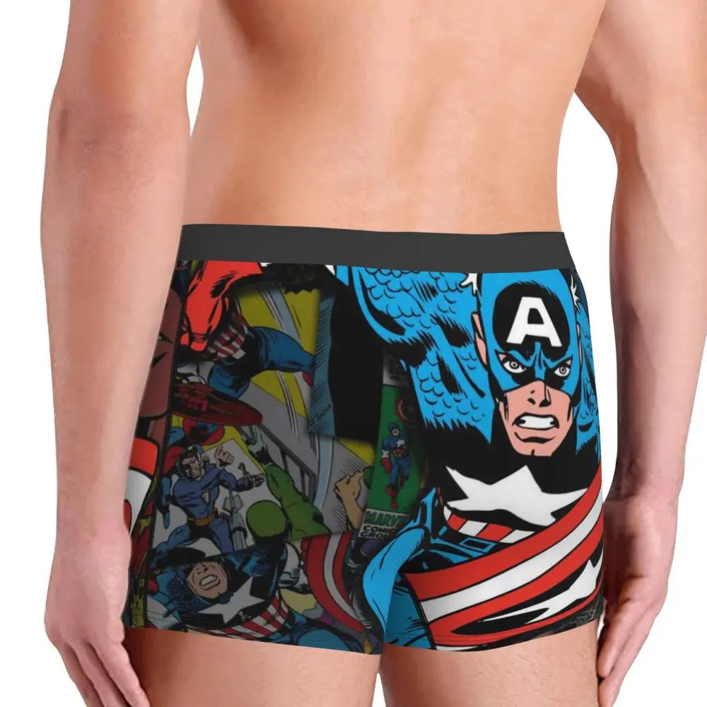 CAPTAIN AMERICA  BOXER  3D PRINT