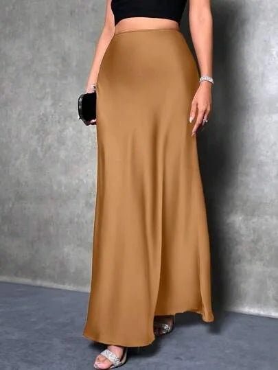 SATIN SKIRT