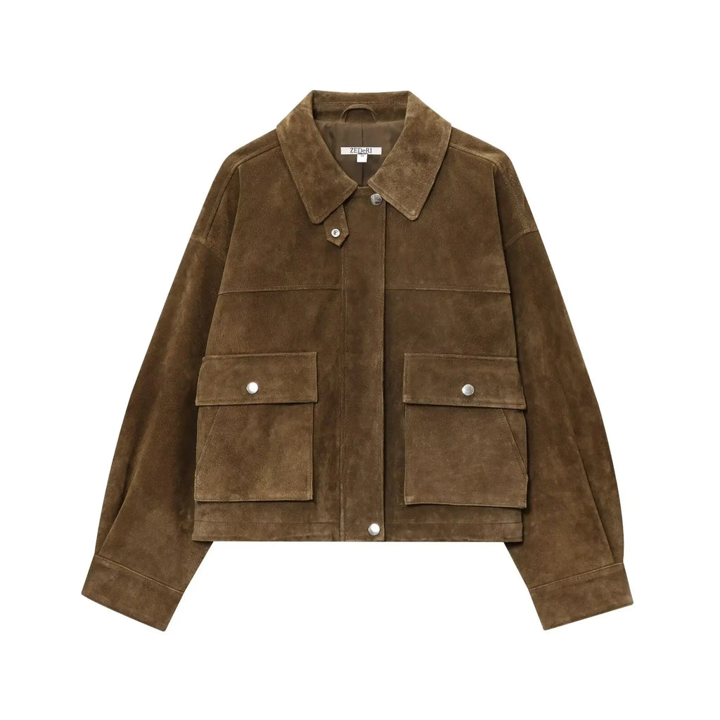 SUEDE BOMBER