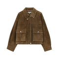 SUEDE BOMBER