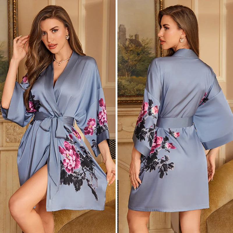 NAVY ROBE PYJAMA