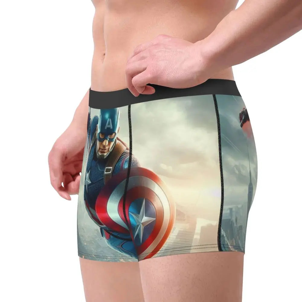 CAPTAIN AMERICA  BOXER  3D PRINT