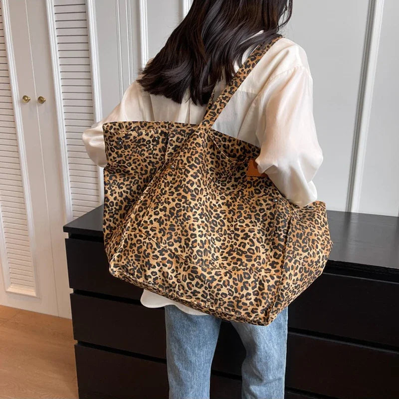 LEOPARD TOTE BAG
