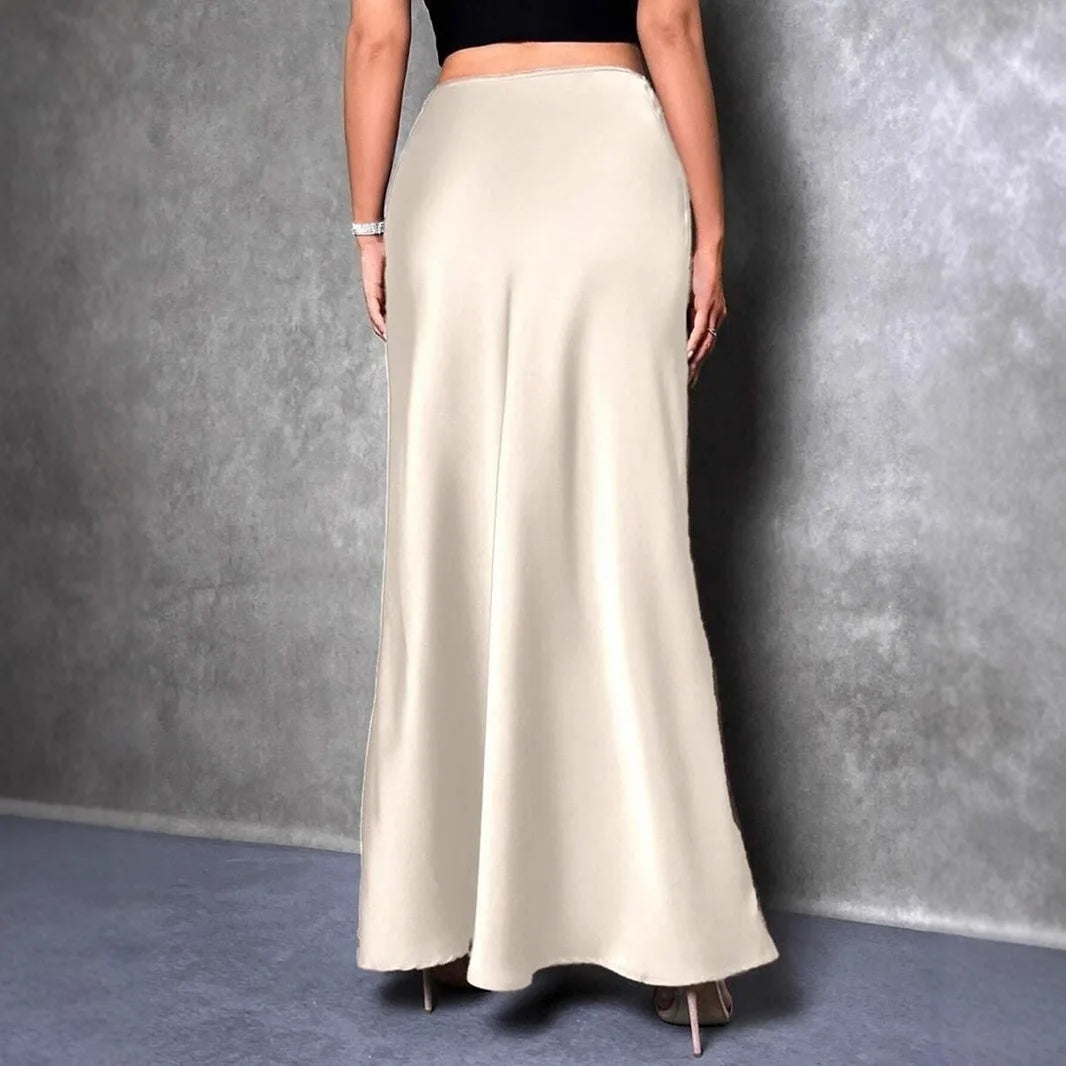 SATIN SKIRT