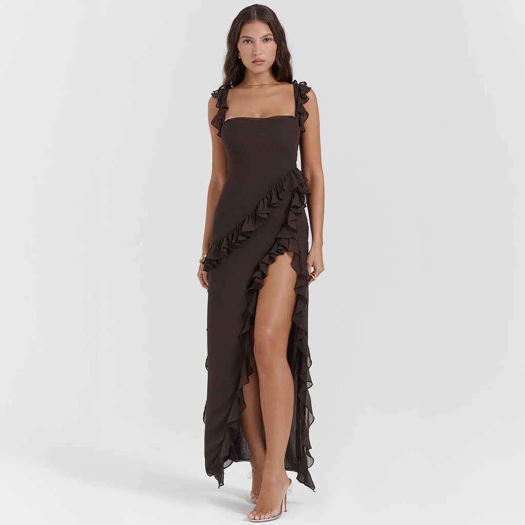 RUFFLE DRESS