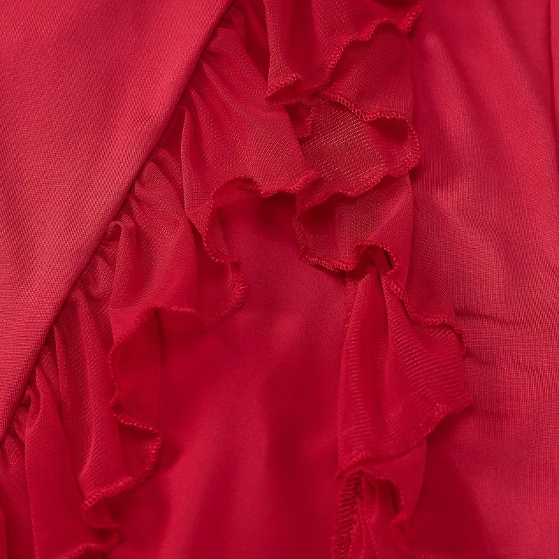 RUFFLE DRESS