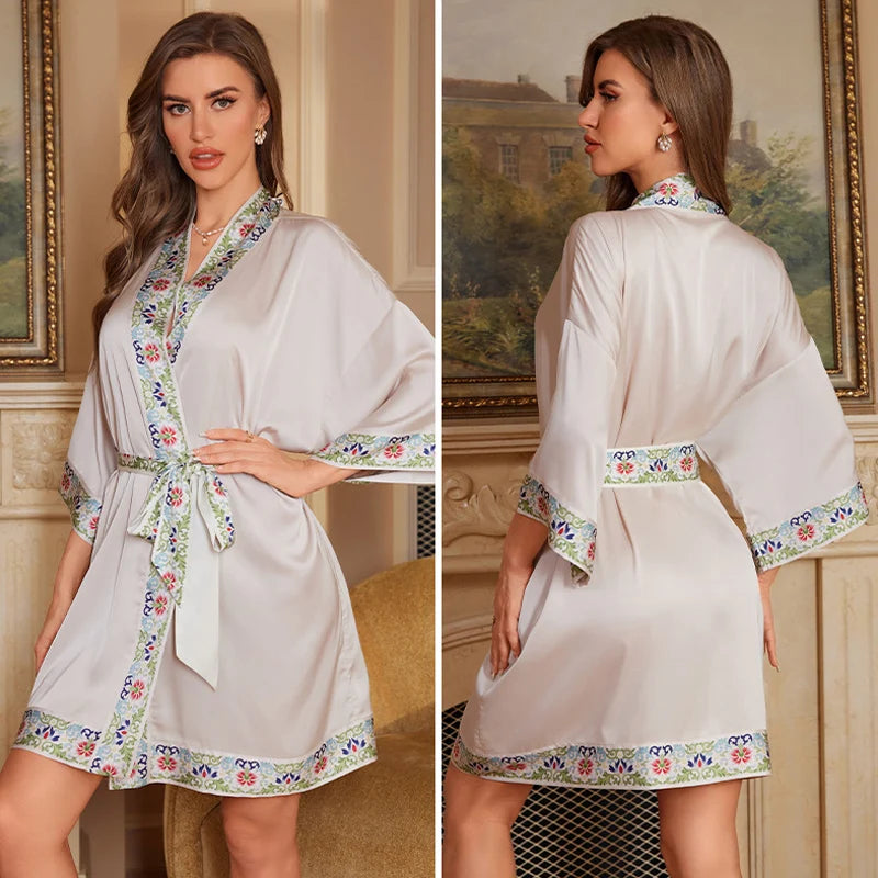 NAVY ROBE PYJAMA